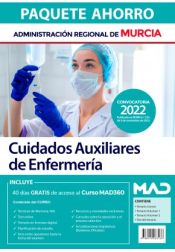 Paquete Ahorro Cuerpo de Técnicos Auxiliares, opción Cuidados Auxiliares de Enfermería, de la Administración Regional de Murcia, de Ed. MAD