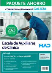 Paquete Ahorro Escala de Auxiliares de Clínica. Comunidad Autónoma de Galicia de Ed. MAD