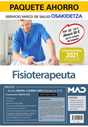 Paquete Ahorro Fisioterapeuta Servicio Vasco de Salud (Osakidetza) de Ed. MAD