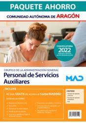 Paquete Ahorro Personal Servicios Auxiliares (Grupo E). Comunidad Autónoma de Aragón de Ed. MAD