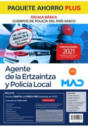 Paquete Ahorro PLUS Ertzaintza y Policía Local del País Vasco de Ed. MAD