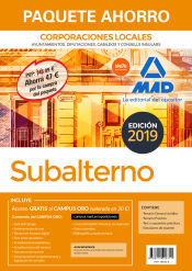 Paquete Ahorro Subalterno de Corporaciones Locales de Ed. MAD