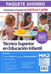 Paquete Ahorro Técnico/a Superior en Educación Infantil de la Administración Comunidad Autónoma de Castilla y León de Ed. MAD