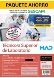 Paquete Ahorro y Test online GRATIS Técnico Superior Sanitario de Laboratorio del Servicio de Salud de Castilla-La Mancha (SESCAM) de Ed. MAD