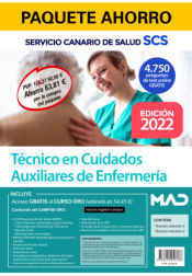 Paquete Ahorro + TEST online Técnico en Cuidados Auxiliares de Enfermería Servicio Canario de Salud de Ed. MAD