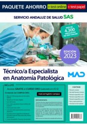 Paquete Ahorro Test PAPEL + Test ONLINE Técnico/a Especialista en Anatomía Patológica. Servicio Andaluz de Salud de Ed. MAD