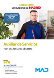 Personal Auxiliar de Servicios (acceso libre). Test del Temario General. Comunidad Autónoma de Madrid de Ed. MAD
