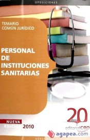 Personal de Instituciones Sanitarias. Temario Común Jurídico de Ed. CEP