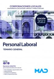 Personal Laboral de Corporaciones Locales. Temario general de Ed. MAD