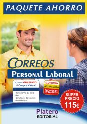 PERSONAL LABORAL DE CORREOS. PACK AHORRO (EDICION 2022/2023) de Platero Editorial