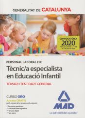 Tècnic/a Especialista en Educació Infantil de la Generalitat de Catalunya - Ed. MAD