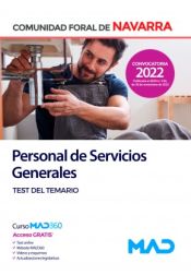 Personal de Servicios Generales. Test del temario. Comunidad Foral de Navarra de Ed. MAD
