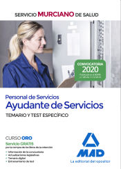 Personal de Servicios, opción Ayudantes de Servicios del Servicio Murciano de Salud. Temario y test específico de Ed. MAD