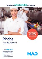 Pinche. Test del temario. Servicio Aragonés de Salud (SALUD) de Ed. MAD