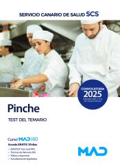 Pinche. Test del temario. Servicio Canario de Salud de Ed. MAD