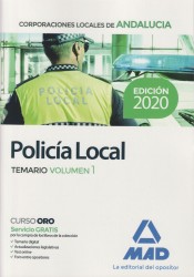 Policía Local de Andalucía. Temario volumen 1 de Ed. MAD