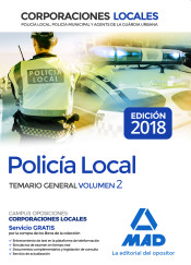 Policía Local. Temario General Volumen 2 de Ed. MAD