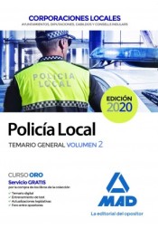 Policía Local. Temario General Volumen 2 de Ed. MAD