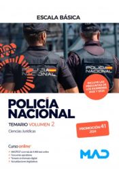 Policía Nacional Escala Básica Promoción 41. Temario volumen 2 de Ed. MAD