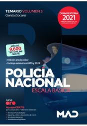 Policía Nacional Escala Básica. Temario volumen 3 de Ed. MAD