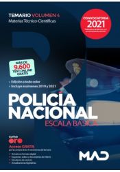 Policía Nacional Escala Básica. Temario volumen 4 de Ed. MAD