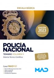 Policía Nacional Escala Básica. Temario volumen 4 de Ed. MAD