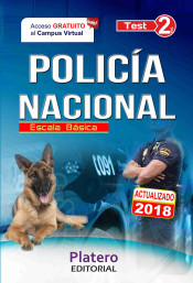 POLICÍA NACIONAL. ESCALA BÁSICA. TEST. VOLUMEN II de Platero Editorial