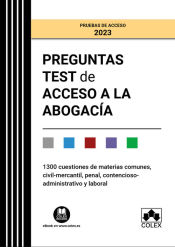 Preguntas test de Acceso a la abogacía de Editorial Colex