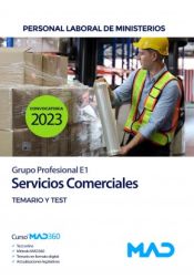 Servicios Comerciales (Grupo Profesional E1). Temario y test. Ministerios de Ed. MAD