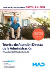 Técnico/a de Atención Directa de la Comunidad Autónoma de Castilla y León - Ed. MAD