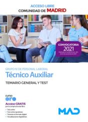 Técnico Auxiliar Grupo IV (acceso libre) de la Comunidad Autónoma de Madrid - Ed. MAD