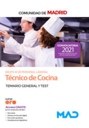 Técnico de cocina (estabilización) Comunidad Autónoma de Madrid - Ed. MAD