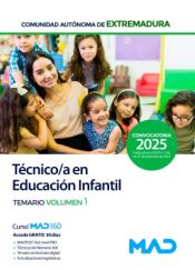 Técnico/a de Educación Infantil de la Comunidad de Extremadura - Ed. MAD