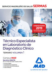 Técnico Especialista en Laboratorio del Servicio de Salud de la Comunidad de Madrid (SERMAS) - Ed. MAD