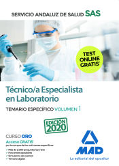 Técnico/a Especialista en Laboratorio del Servicio Andaluz de Salud. Temario específico volumen 1 de Ed. MAD