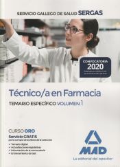 Técnico/a en Farmacia del Servicio Gallego de Salud (SERGAS) - Ed. MAD