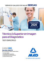 Técnico/a Superior en Imagen para el Diagnóstico del Servicio Gallego de Salud. Test específico de Ed. MAD