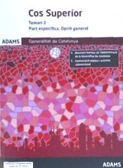 Temario De Oposiciones Cos Superior De La Generalitat De Catalunya