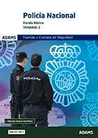 Temario 3 Policía Nacional. Escala Básica de Ed. Adams
