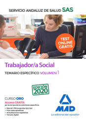Trabajador/a Social del Servicio Andaluz de Salud. Temario específico volumen 1 de Ed. MAD