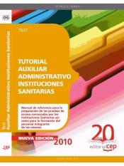 Tutorial Auxiliar Administrativo Instituciones Sanitarias. Test de Ed. CEP