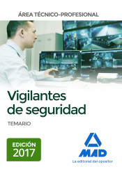 Vigilantes de seguridad, Área técnico-profesional Temario de Ed. MAD