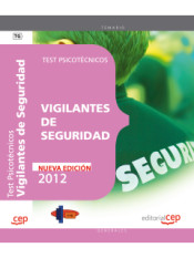 Vigilantes de seguridad. Test psicotécnico de Ed. Cep